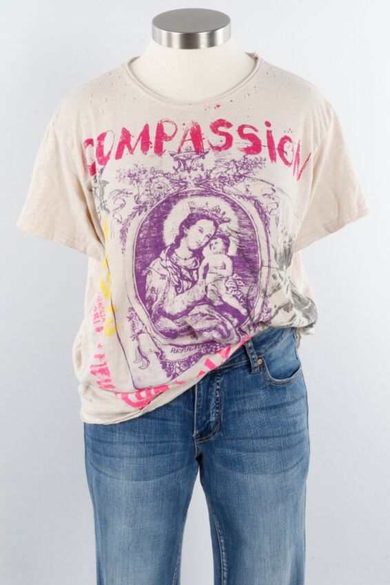 Compassion Collage Tee - Moonlight