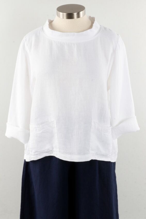 Chelsea Pullover Plus - White