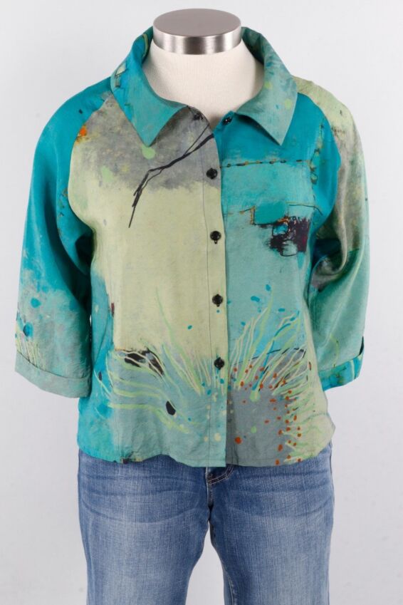 Raglan Jacket - Emerald 