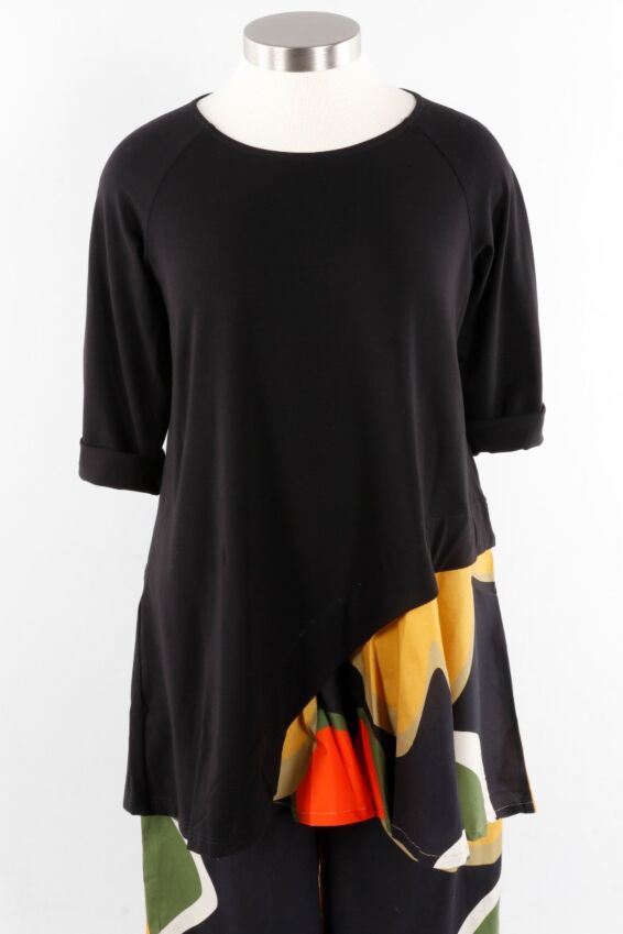 Raglan Sleeve Tunic - Floral