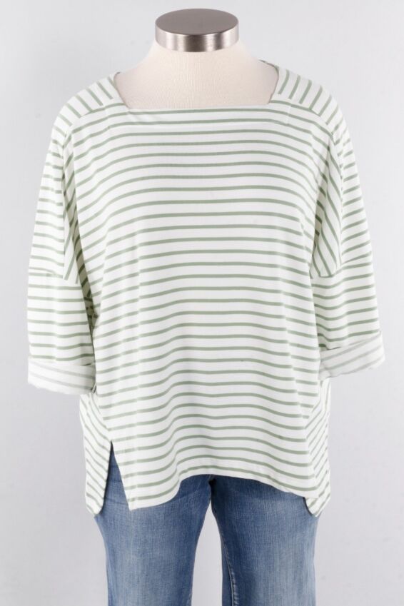 Urban Stripe Top - Green