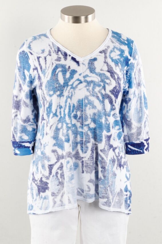 V-Neck Pullover - Royal