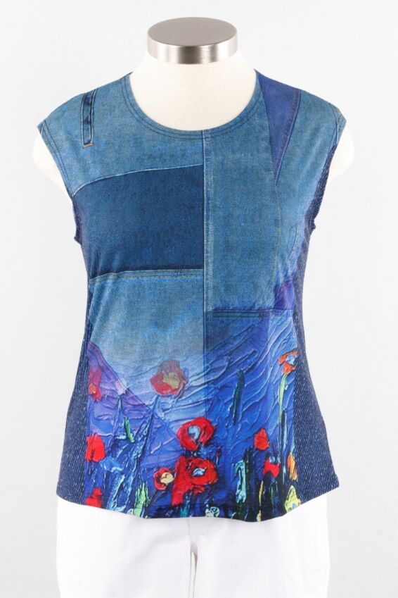 Mesh Tank - Blue