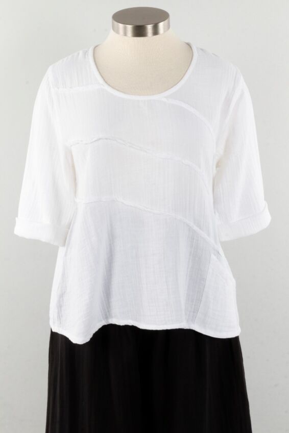 Adeline Pullover - White