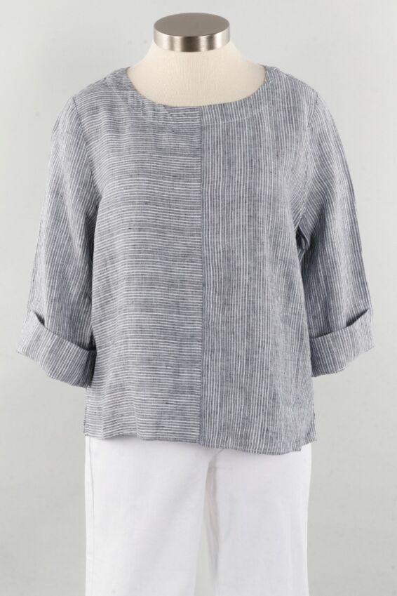 Easy Pullover - Black Stripe