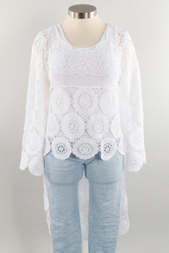 Crochet Tunic - White