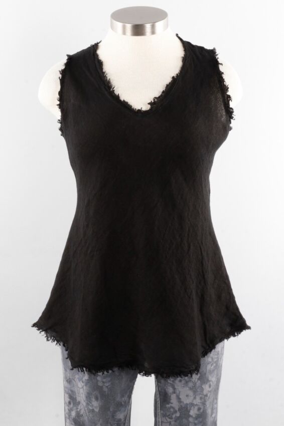 Fringe Tank - Black