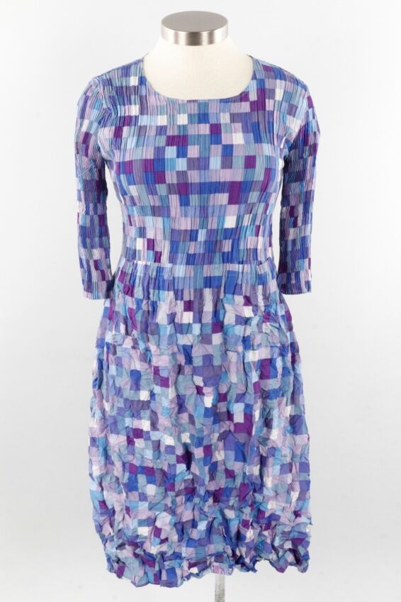 3/4 Sleeve Smash Pocket Dress - Deppo