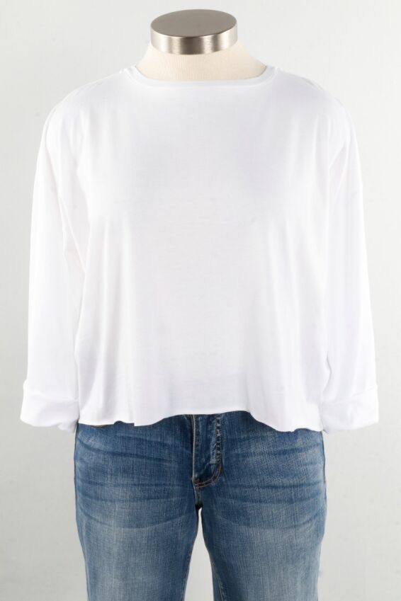 Mini Boxy Tee - White