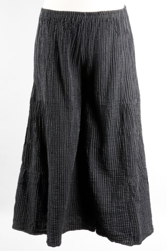 Flounce Pant - Black Stripe