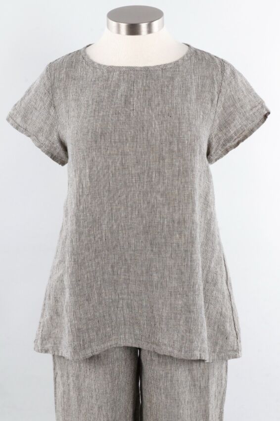 Sun Tee - Smokey Grid