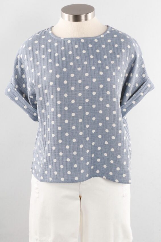 Cropped Top - Blue
