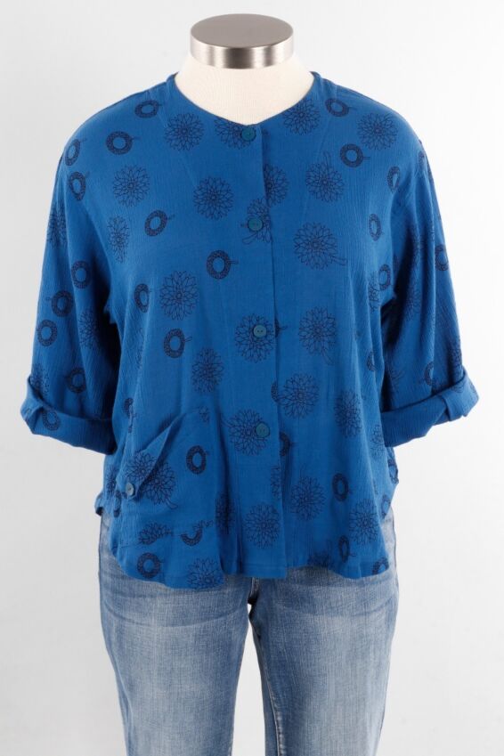 Cardigan Jacket - Indigo