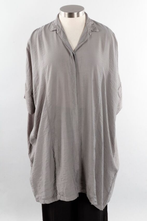 Button Up Tunic - Cobblestone
