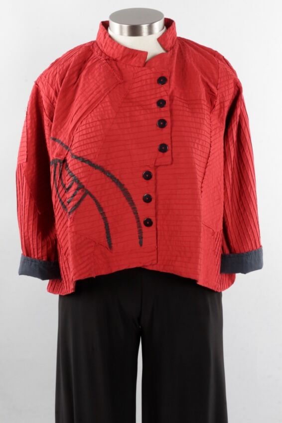Crop Jacket - Red