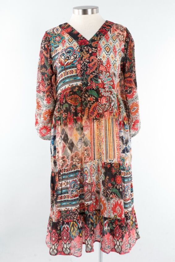 Tiered Dress - Copper