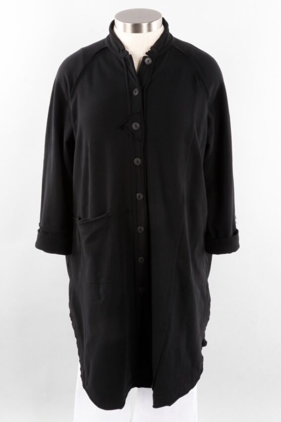 Raglan Sleeve Jacket Plus - Black