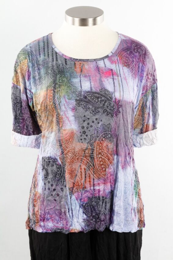 Button Back Top Plus - Multi