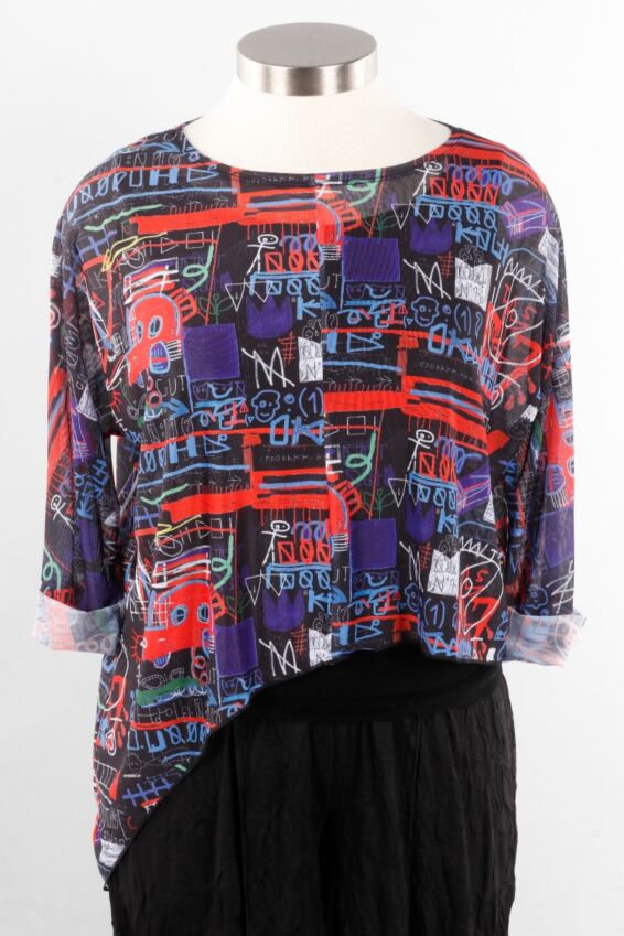 Mesh Topper - Black Multi