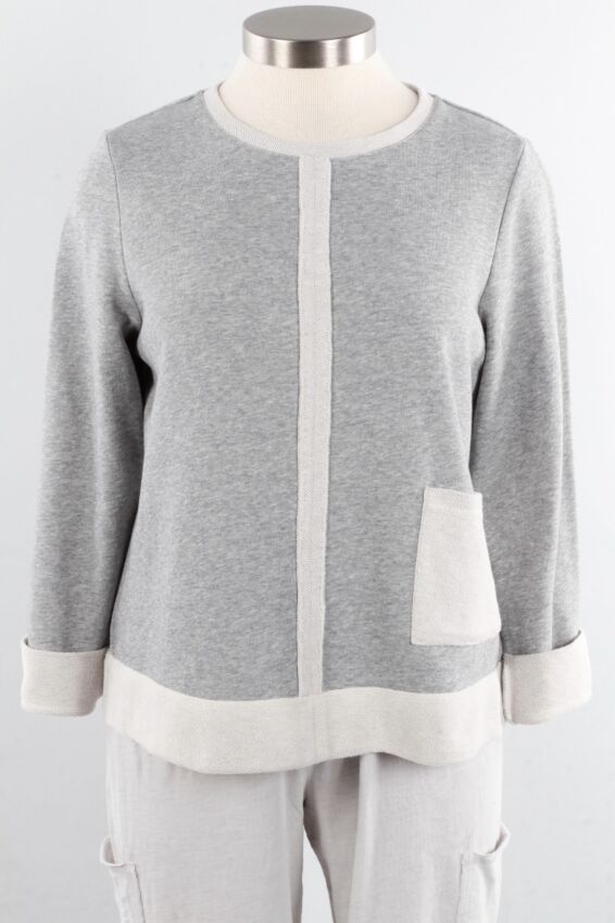 Reverse Trim Pullover - Dune