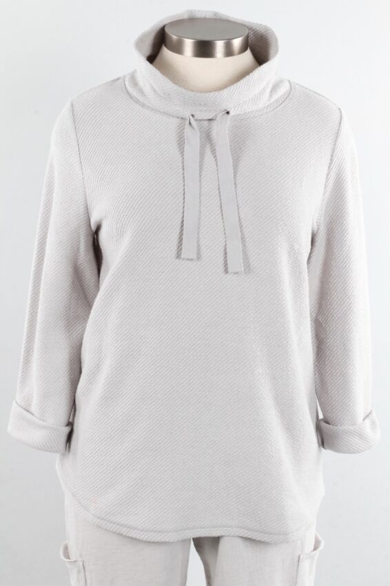 Cozy Drawstring Pullover - Dune