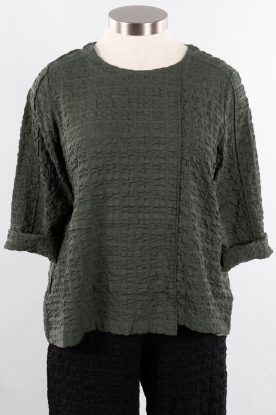 Lapped Seam Pullover - Forest