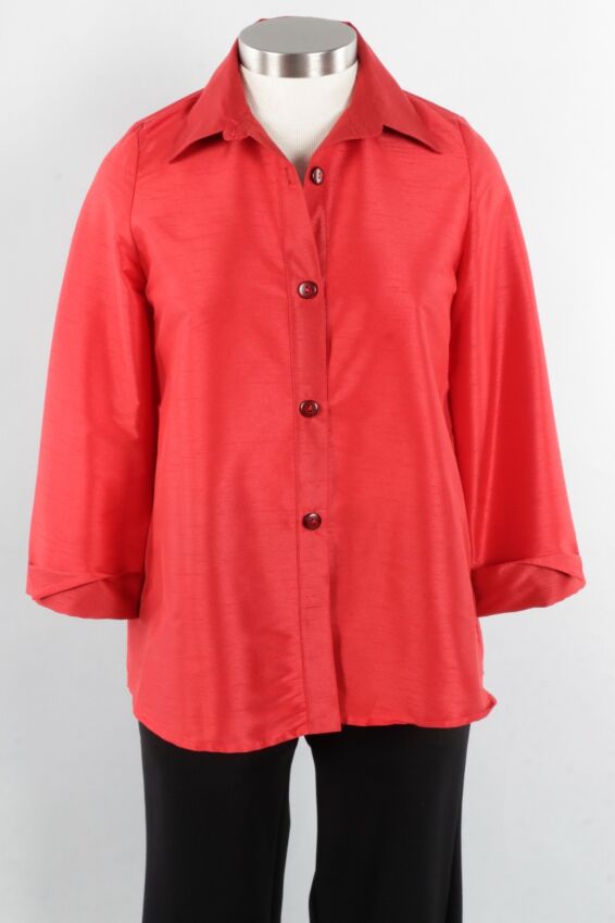Button Jacket - Red