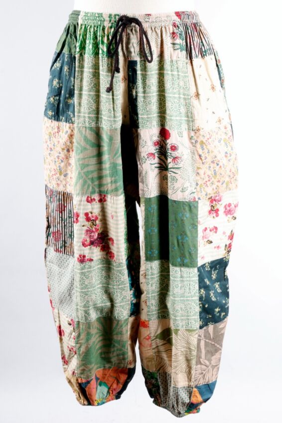 Patchwork Dreams Pant - Greens #6