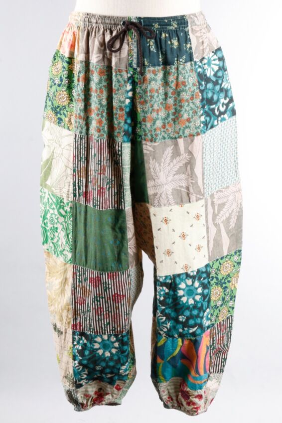 Patchwork Dreams Pant - Greens #1