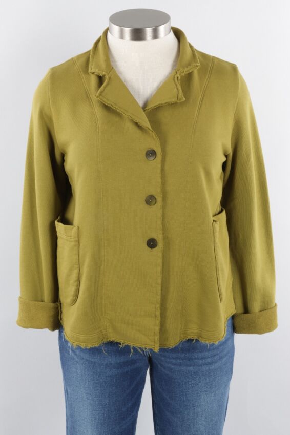 Button Jacket - Moss