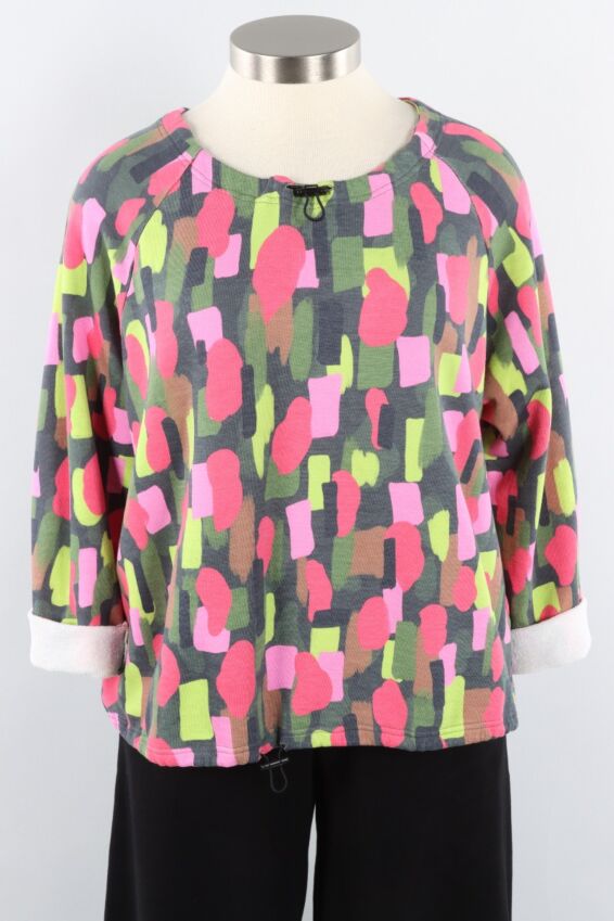 Raglan Sleeve Pullover - Confetti Splash