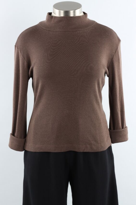 Long Sleeve Mock Shell - Frondosa