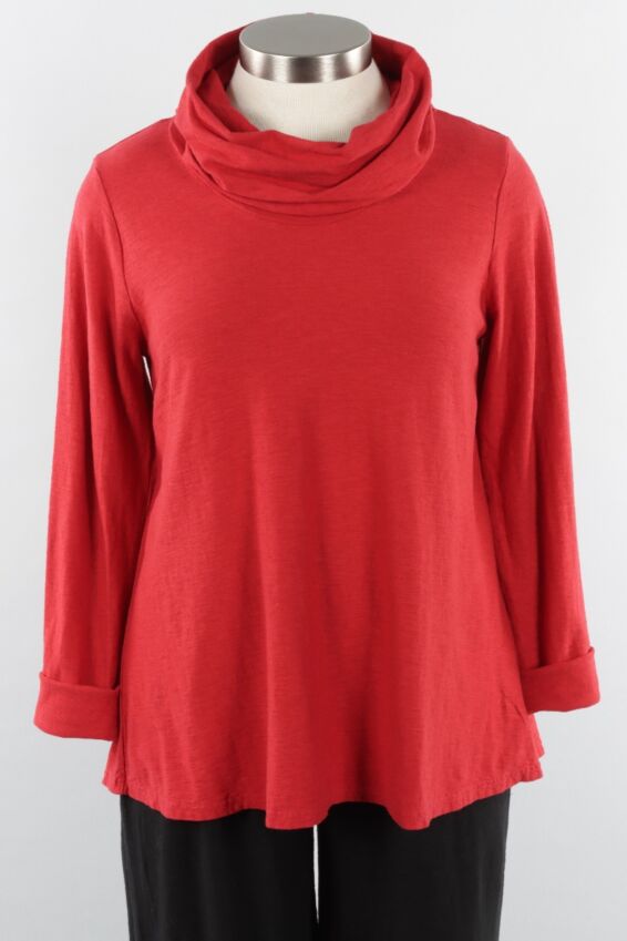 Cowl Neck Pullover - Holiday