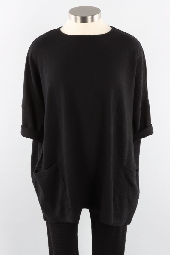 Osize Pullover - Black Pucker