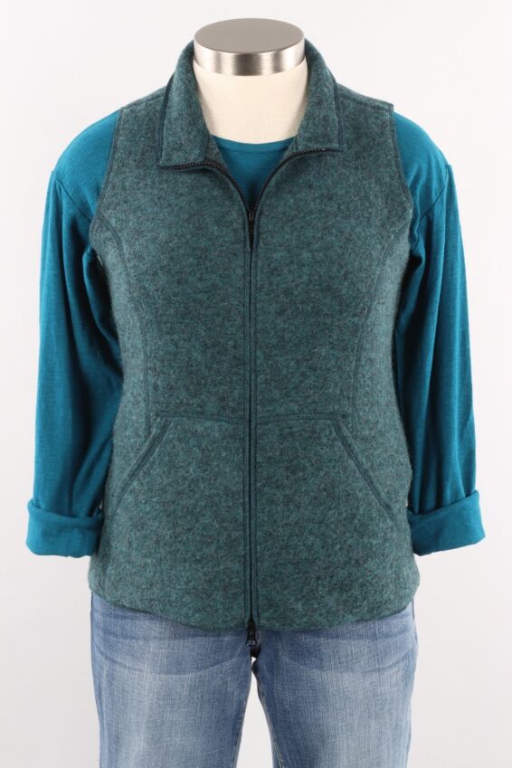Zip Front Vest - Deep Sea