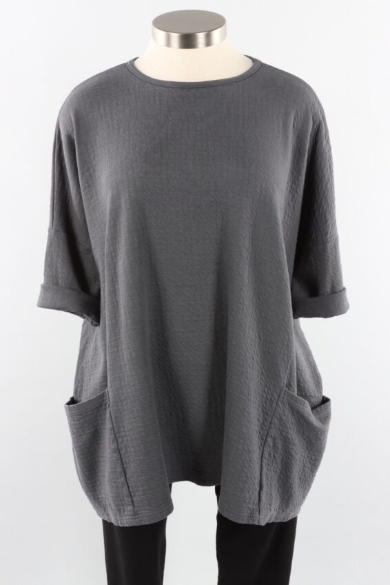 Osize Pullover - Anthracite Pucker