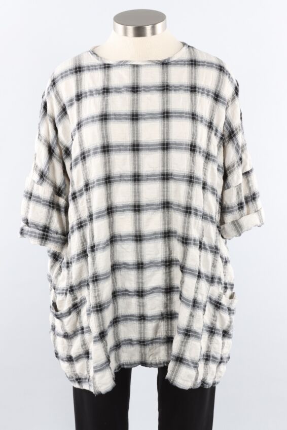 Osize Pullover - Laundered Plaid