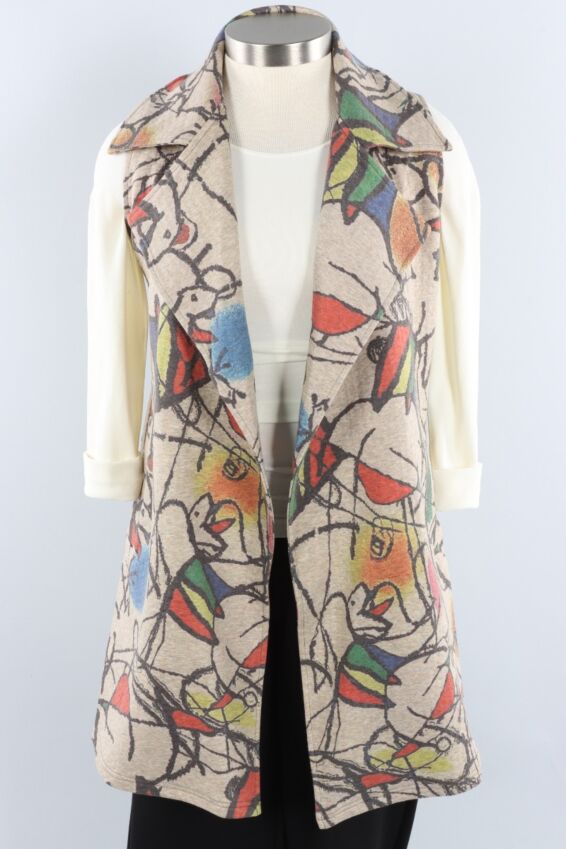 Quilted Vest - Scribbles