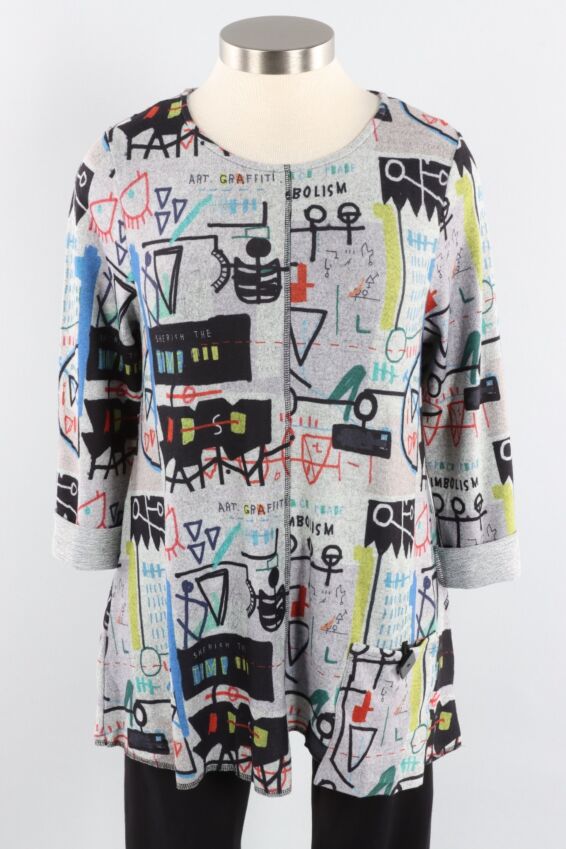 Fleece Pullover - Grafitti