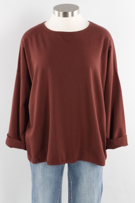 Oversize Sweatshirt - Chestnut
