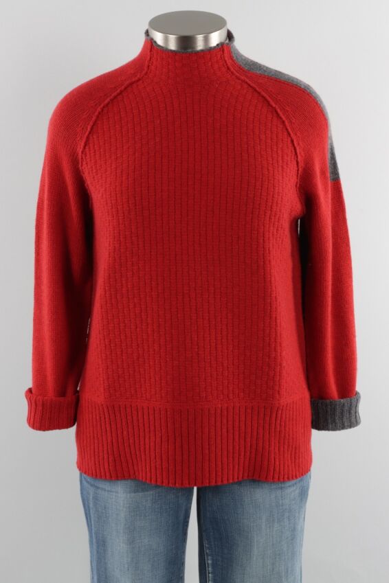 Funnel Sweater - Ruby