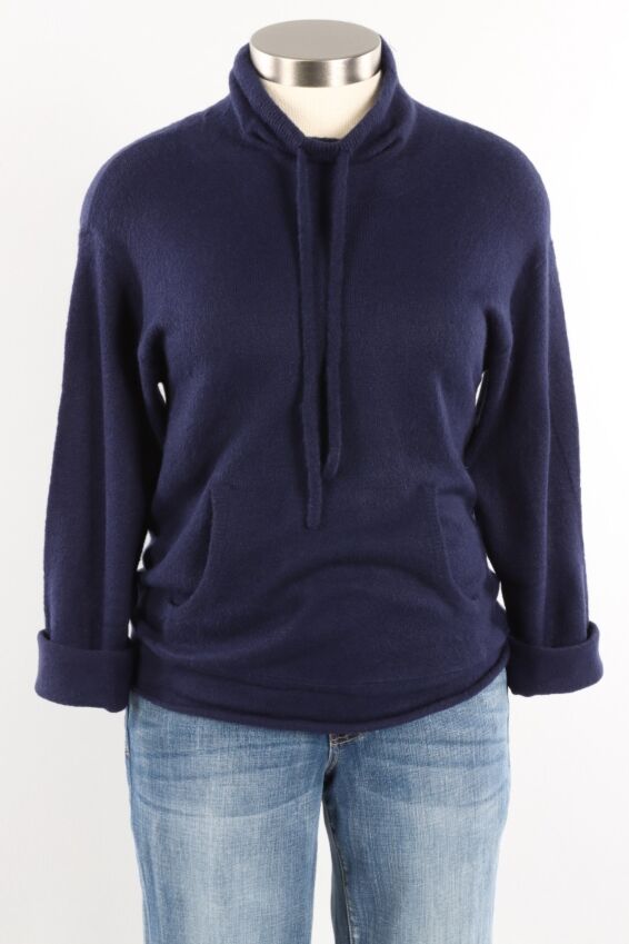 Turtleneck Pullover - Navy