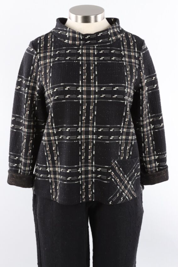 Mixed Pullover - Plaid