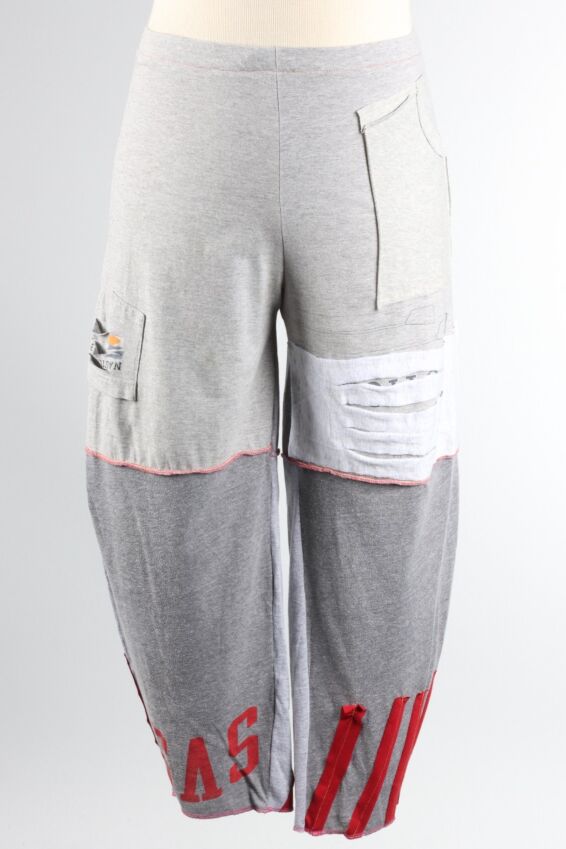 Piece Patch Pant - Greys & Red #3
