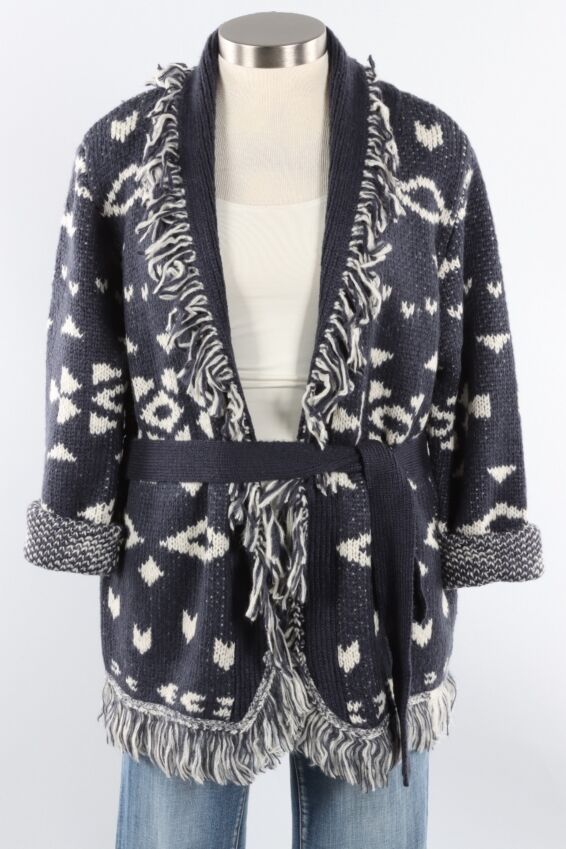 Bradyn Wrap Sweater - Navy