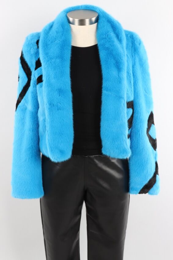 Shawl Collar Jacket - Blue