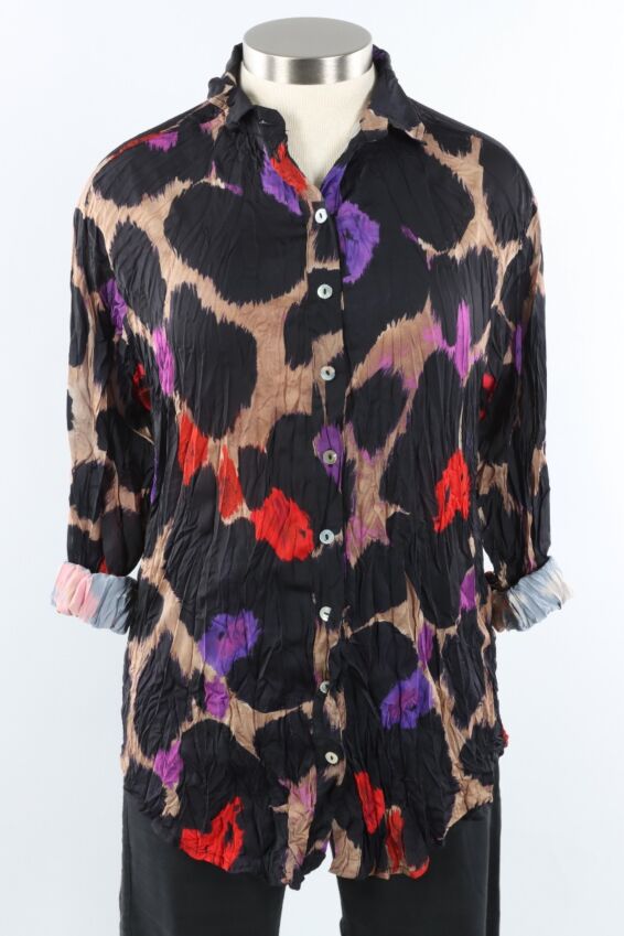 Crinkle Shirt - Violet