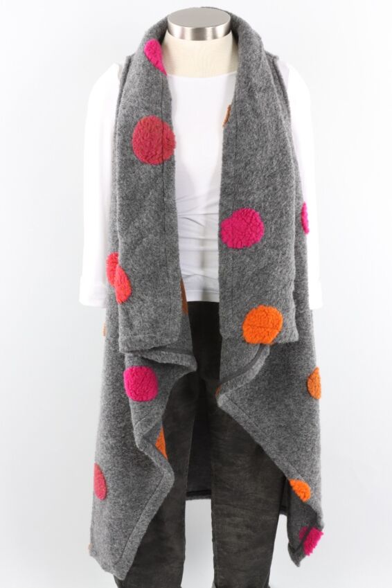 Urban Long Vest - Bubbles