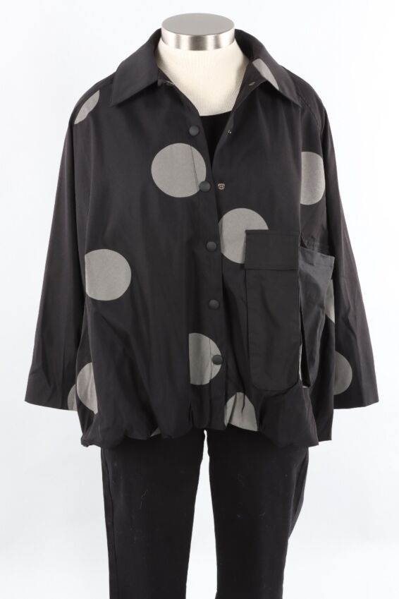 Kick It Jacket - Black Dots
