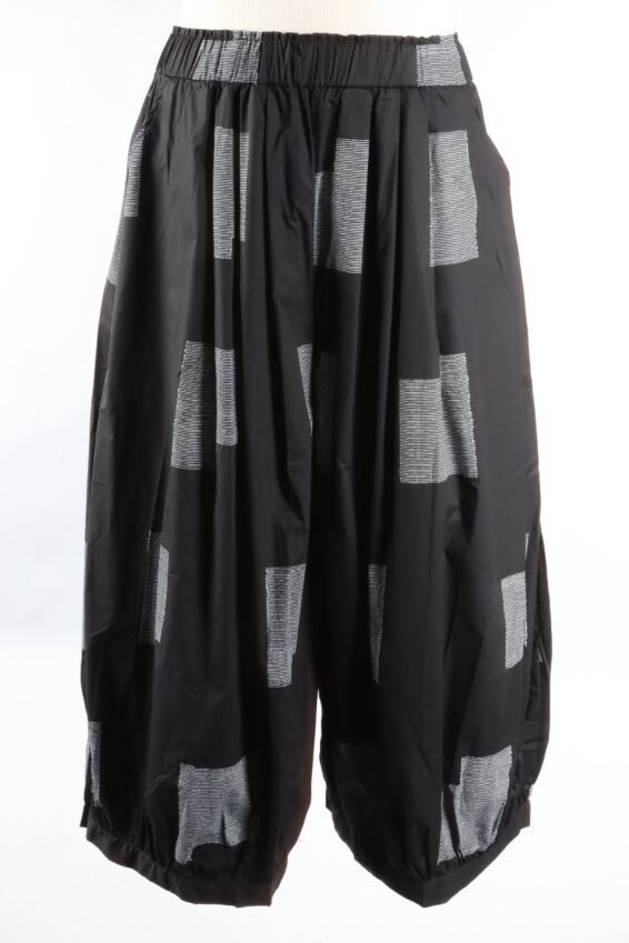 Mod Skirt Pant - Black & White